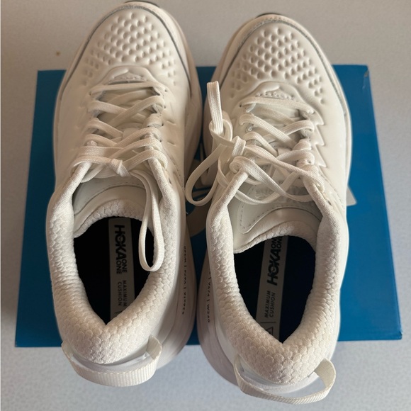 Hoka Women’s White Sneakers - Picture 4 of 5